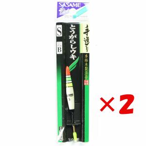 【 まとめ買い ×2個セット 】  ささめ針 SASAME PA312 道具屋さん トウガラシウキ S   釣り 釣り具 釣具 釣り用品｜suguruya