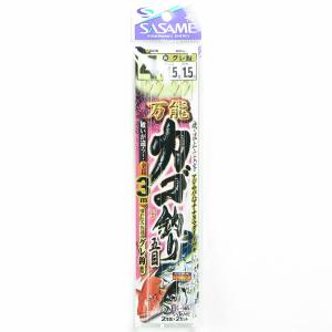 ささめ針 SASAME D-565 万能カゴ釣り五目 3m 4号 ハリス1.5   釣り 釣り具 釣具 釣り用品｜suguruya