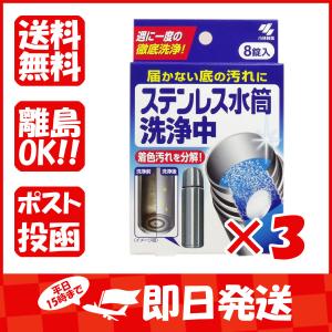まとめ買い 「ステンレス水筒洗浄中  8錠入  」 ×3｜suguruya