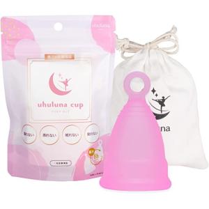 【月経カップ】uhuluna Cup ウフルナカップ（リングタイプ）［一般医療機器］生理用品 ピンク パープル M L サイズ