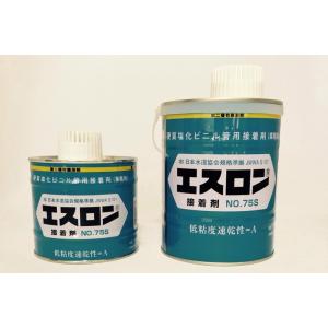 塩ビ管 VP VU 用 接着剤 筆付  エスロン NO.75S 500g