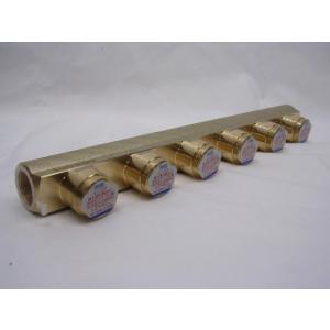 オンダ製作所 ダブルロックヘッダー (分岐数6口) WH-2006-13-S