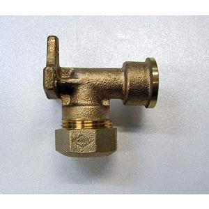 水道用1種用 ポリエチレン管金属継手 給水栓エルボ (座付) NPJX-LZ 13