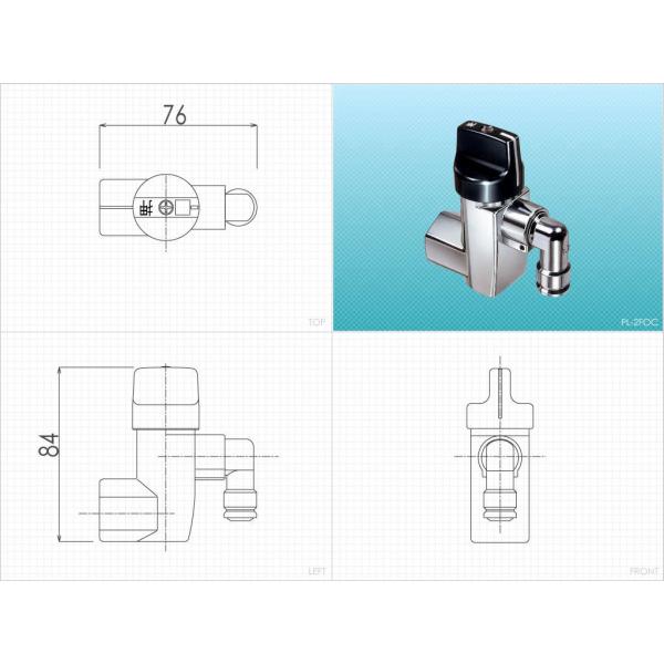 プロパン用 LPG ガスコック ON-OFF ヒューズ ガス栓 ヒューズコック 伊藤鉄工 壁用 1口...