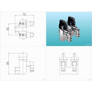 プロパン用 LPG ガスコック ON-OFF ヒューズ ガス栓 ヒューズコック