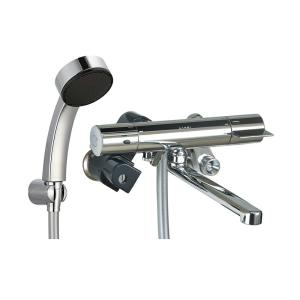 カクダイ（KAKUDAI） 壁付2ハンドル混合水栓 (上向き吐水) 1240S-170