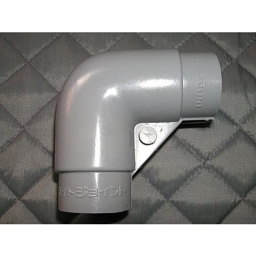 イノアック,ライトジョイント,呼び20mmエルボ(塩ビ管20A/鋼管20A配管用)グレー色配管保温材