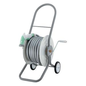 カクダイ,業務用カート式ホースドラム,車輪付き,ホース最長100mまで