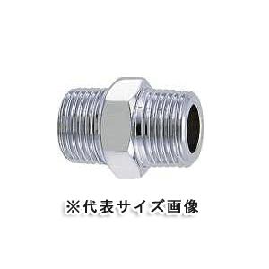カクダイ,異径角ニップル,6128A-20-13(R1/2ネジ,15A配管用)クローム