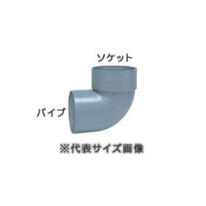 マエザワ,VU片受け90度エルボ(呼50A)接着しろ分省スペース用,90KL-50