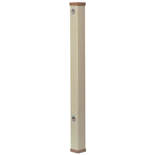 マエザワ,PVC製水栓柱(70角×長さ1200ミリ-アイボリーカラー)