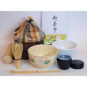 【茶器・茶道具】 野点籠 上茶道具セット