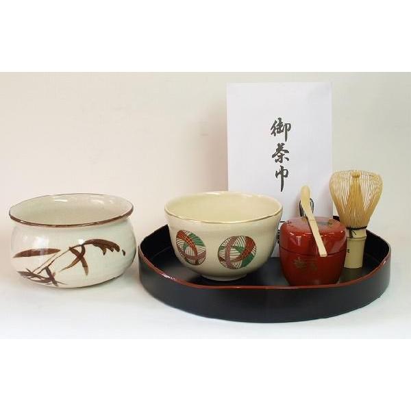 【茶器・茶道具】 山道盆茶道具セット　