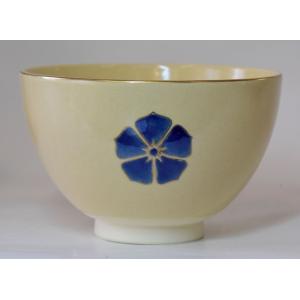 抹茶茶碗  美濃　三家紋茶碗　道三・光秀・信長　　「麒麟がくる」に因んで