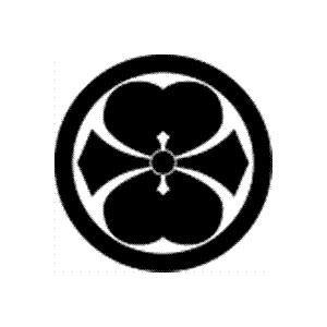 家紋 鯉のぼり 名前旗 五月人形 ひな人形用 家紋番号0499 方喰 かたばみ 丸に二つ剣片喰 まるにふたつけんかたばみ 高田卸方屋 通販 Yahoo ショッピング