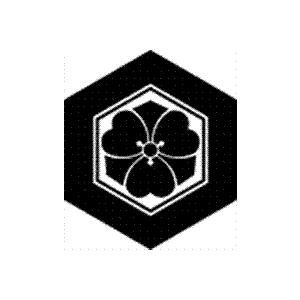 家紋 鯉のぼり 名前旗 五月人形 ひな人形用 家紋番号0629 方喰 かたばみ 亀甲に剣片喰 きっこうにけんかたばみ 高田卸方屋 通販 Yahoo ショッピング