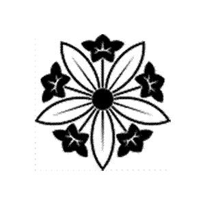 家紋 鯉のぼり 名前旗 五月人形 ひな人形用 家紋番号1914 竜胆 りんどう 葉陰の竜胆車 はかげのりんどうぐるま 高田卸方屋 通販 Yahoo ショッピング