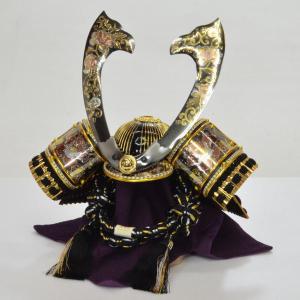 アンチ蝶牡丹ゴールド長鍬 櫃付 145694の詳細画像1