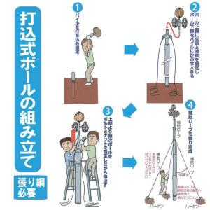鯉のぼり ハイポール 10号 Sパイル打込式 ...の詳細画像1