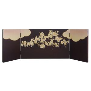 ひな人形 ひな道具 単品 部品 売り 三曲屏風 手書き屏風