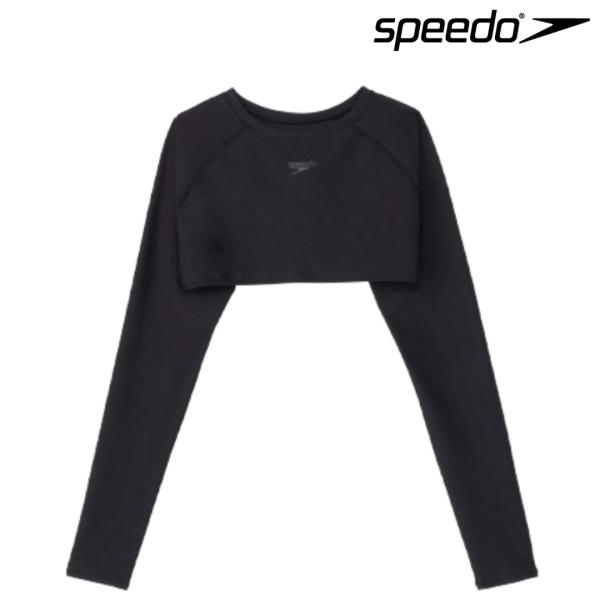 Speedo レディース フィットネス水着 トップス 長袖 スワーム SWARM SFW72610 ...