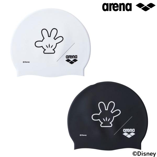 アリーナ ディズニー 水泳帽 ミッキ― シリコーンキャップ シリコン スイムキャップ arena A...