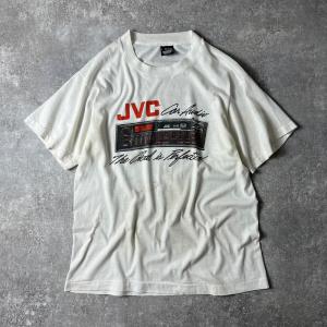 雰囲気系 90s USA製 JVC RX-705 カーオーディオ プリント 半袖 Tシャツ L / ...