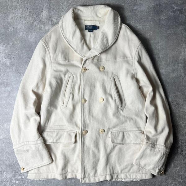 90s POLO RALPH LAUREN ミリタリー マッキーノ タイプ コットン ジャケット L...