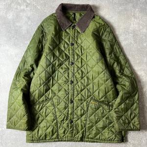 90s 英国製 Barbour LIDDESDALE 中綿 キルティング ジャケット S / 90年...