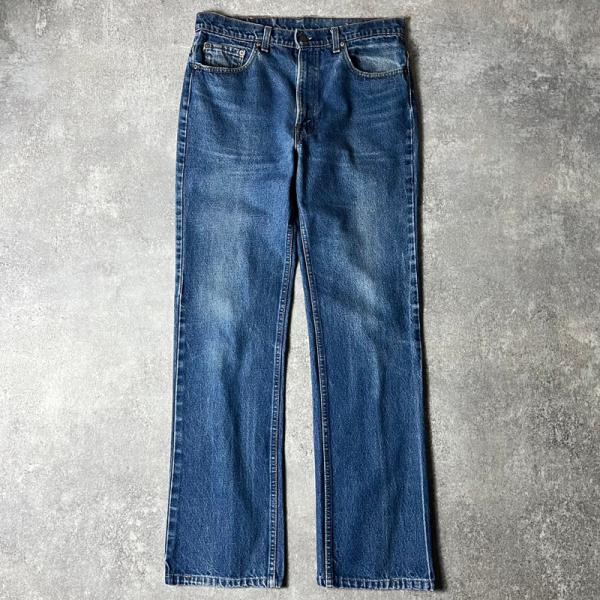 ヒゲ 80s USA製 Levis 517 0217 フレア デニム パンツ 35 / 80年代 ア...