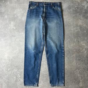 ヒゲ 90s USA製 Levis 550 デニム パンツ 36 34 / 90年代 リーバイス アメリカ製 オールド ジーンズ ジーパン テーパード