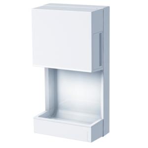 三菱ハンドドライヤー ハンドドライヤー×空気循環清浄ファン ブレイクの起点は意外なお店