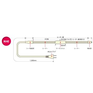 凍結防止ヒーター RHE-1m 山清電気｜suisainet