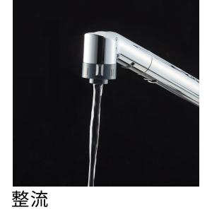 三栄 シングルレバー混合水栓(ハンドシャワータ...の詳細画像1