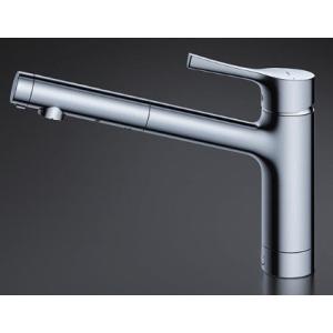 TOTO 台所水栓　TKS05305ＪＡ　新品未使用 TOTO 台付シングル混合水栓(エコシングル、ハンドシャワー