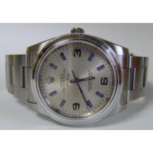 ROLEX ロレックス エアキング 114200 シルバー3...