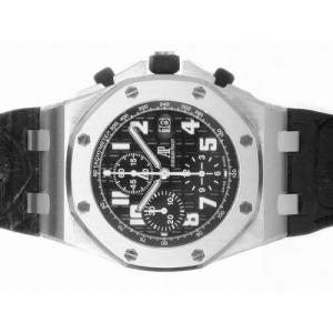 AUDEMARS PIGUET オーデマ・ピゲ ロイヤルオーク オフショア クロノグラフ ブラック レザー　26170ST.OO.D101CR.03｜suisho