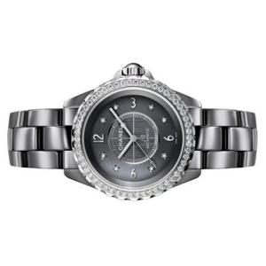 CHANEL シャネル J12 CHROMATIC クロマティック 38ｍｍ チタンセラミック ダイヤモンドベゼル 8Pダイヤインデックス クォーツ　H2566｜suisho