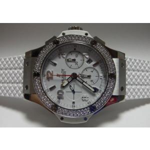 HUBLOT Big Bang ウブロ ビッグバン サンモリッツ セラミックケース ベゼルダイヤ ホワイトラバー　301.SE.230.RW.114｜suisho