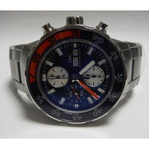 IWC Aquatimer Automatic アクアタイマー クロノグラフ SS ブルー×オレンジ　IW376703｜suisho