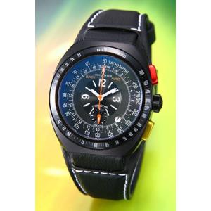 MONTRES DE LUXE モントレス デ ラックス BLACK AVIO ホワイトナンバー　BK4001｜suisho