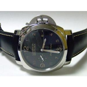 OFFICINE PANERAI オフィチーネパネライ LUMINOR 1950 3DAYS ルミノール1950 3デイズ 44mm ブラックカーフレザー　PAM00359｜suisho