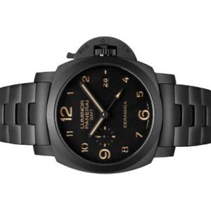 OFFICINE PANERAI Luminor パネライ ルミノール1950 3days GMT 44mm CERAMICA/TUTTONERO トゥットネロ　PAM00438｜suisho