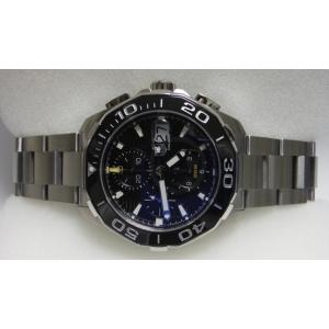 TAG HEUER タグホイヤー アクアレーサー クロノグラフ ブラック 43mm　CAY211A.BA0927｜suisho