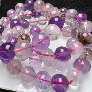 ストロベリークォーツ（エピドートインクォーツ） 9mm ブレスレット_