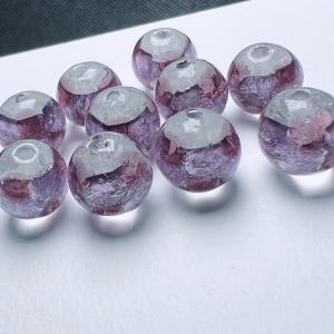 蓄光 ホタルガラス 8mm 10個セット ラベン...の商品画像