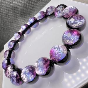 本水晶彫刻玉 陰陽 「約14mm」 1粒売り 天然石 パワーストーン