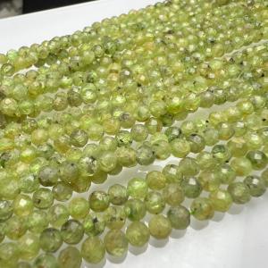 虹入り シャンパンオーラ クラック水晶 8mm 連売り 40cm シャンパン