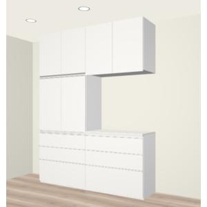 LIXIL キッチン用吊戸棚収納 間口75cm 扉カラー2色 : スイスイ