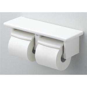 TOTO トイレットペーパー収納棚 ホワイト #NW1 ユアサプライムス.com｜TOTO 棚付紙巻器（1連、木目棚）ホワイト